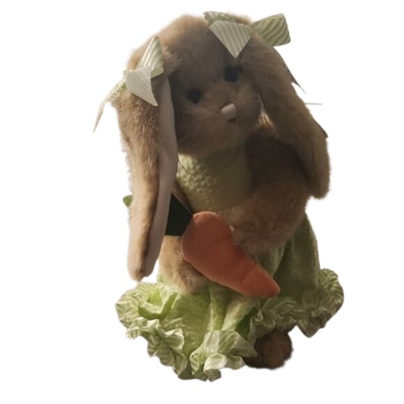 [Bearington Collection] 14" MINNY CARROTS Bunny Rabbit w/ stand - Picture 9 of 12